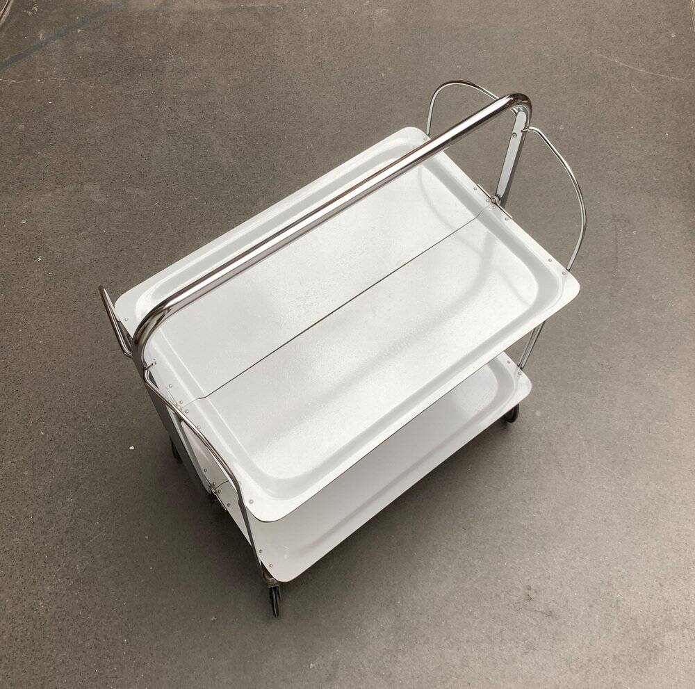Vintage Folding Service Trolley by Raquer, 1970s
