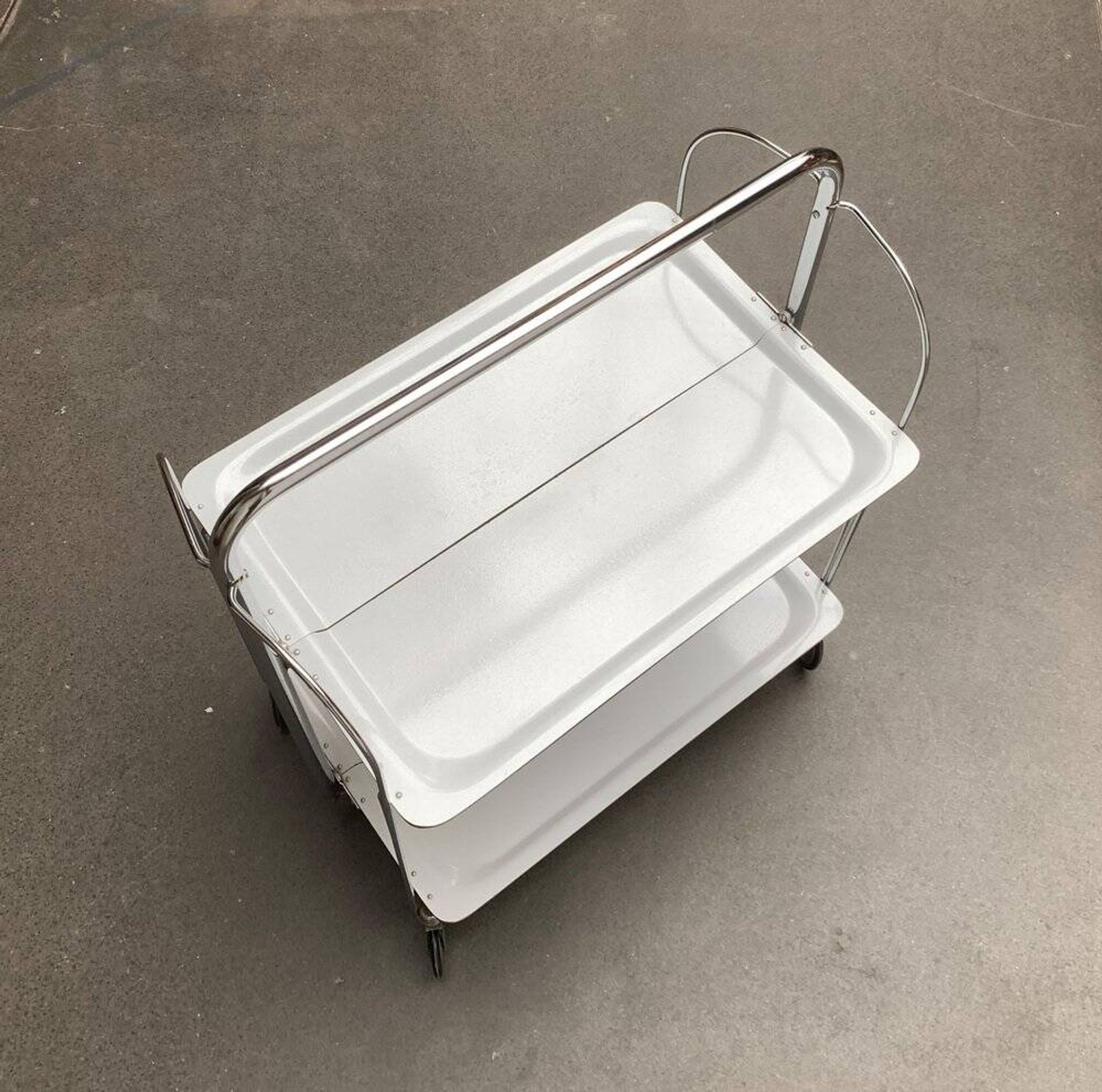 Vintage Folding Service Trolley by Raquer, 1970s
