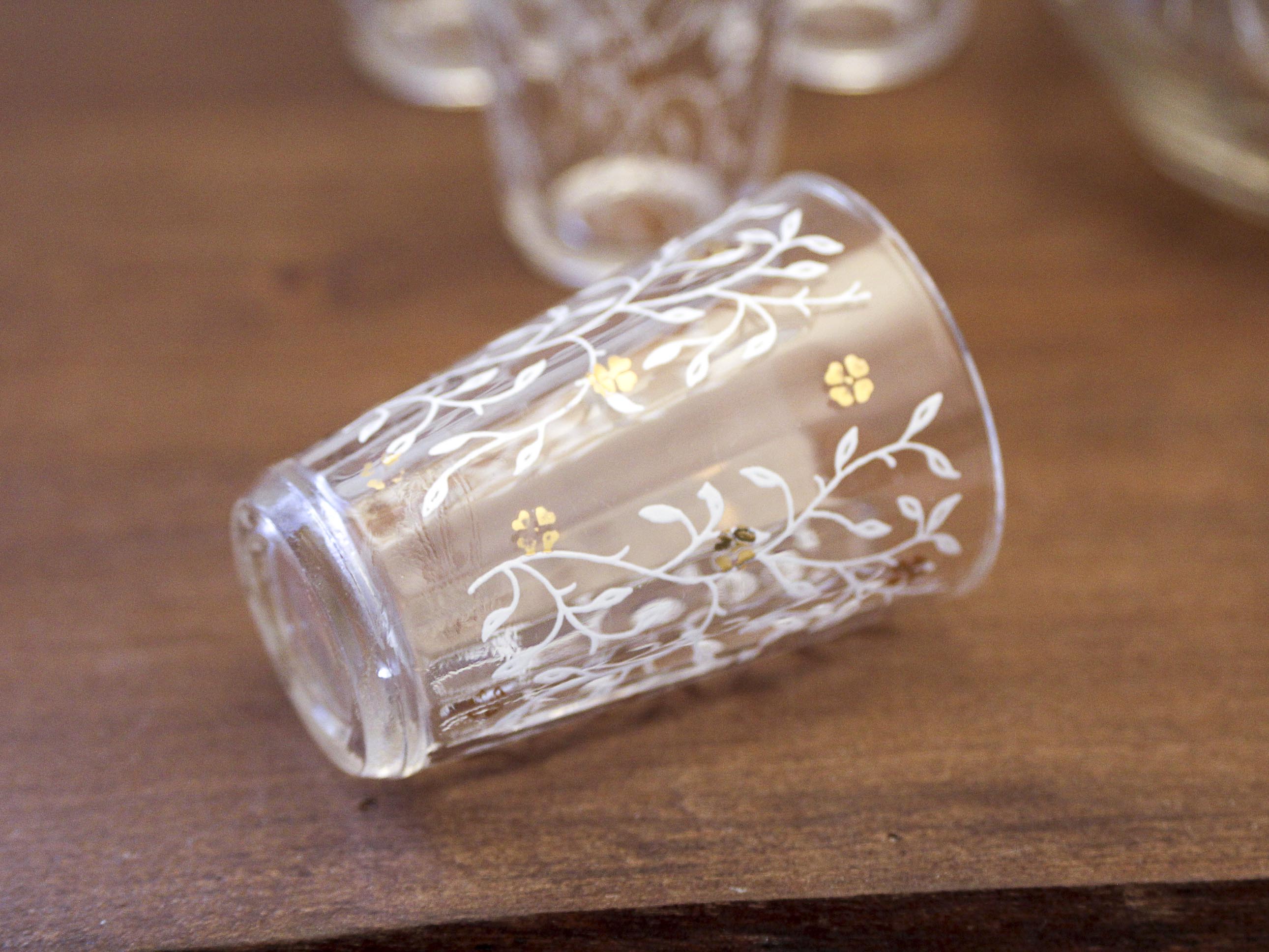 Liquor service 8 glasses 60s