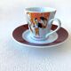 4 Maxim's de Paris coffee cups and saucers