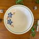 Antique salad bowl in earthenware from Choisy-le-Roi