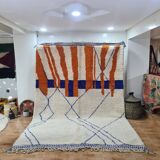 Handmade wool Berber rug 300X200 cm