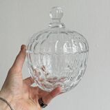 Antique glass candy box