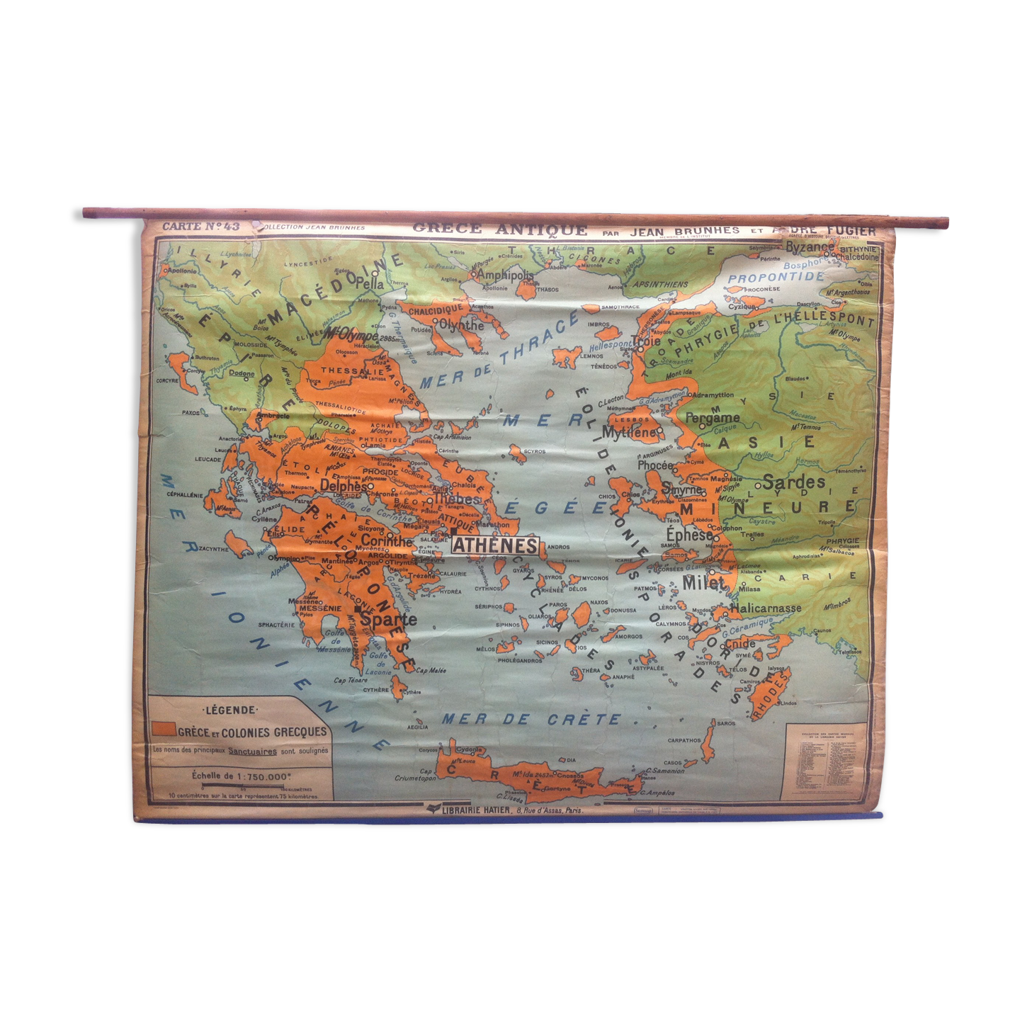 School map ancient Greece