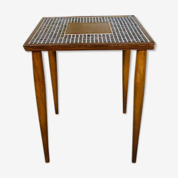 Table d'appoint vintage de style scandinave années 60