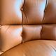 Knoll Pollock Armchair 4 Legs - Vintage Camel Leather