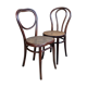 Paire de chaises Thonet "coeur" et Kohn n°18