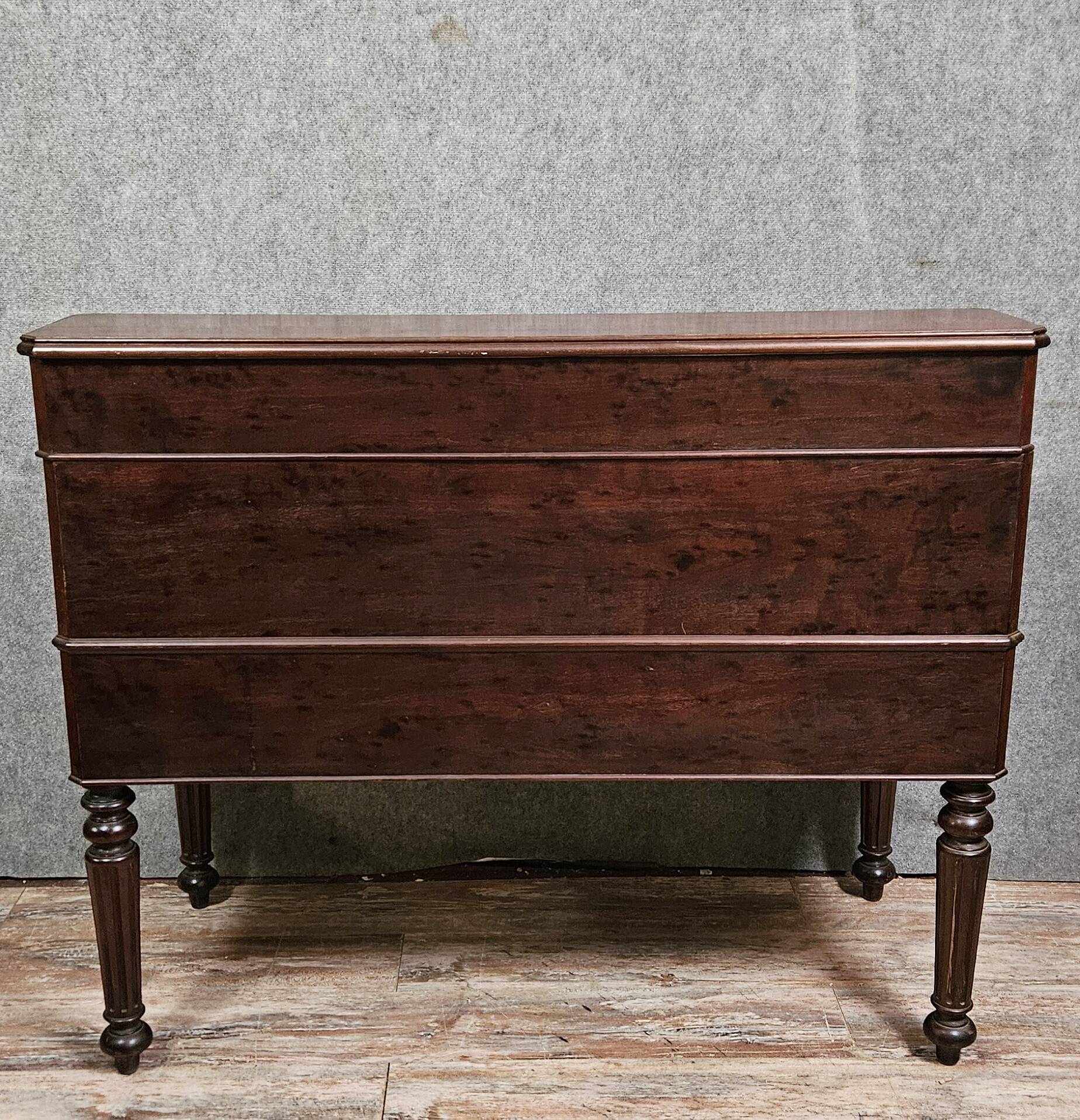 Bureau ancien à cylindre – époque Louis-Philippe / XIXe siècle