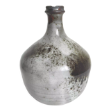 Vintage stoneware soliflore vase signed