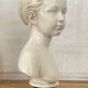 Glazed terracotta bust