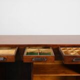 Ensemble of 2 Art Deco Counters and 1 cabinet attr. to De Coene, Belgium,19