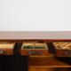 Ensemble of 2 Art Deco Counters and 1 cabinet attr. to De Coene, Belgium,19