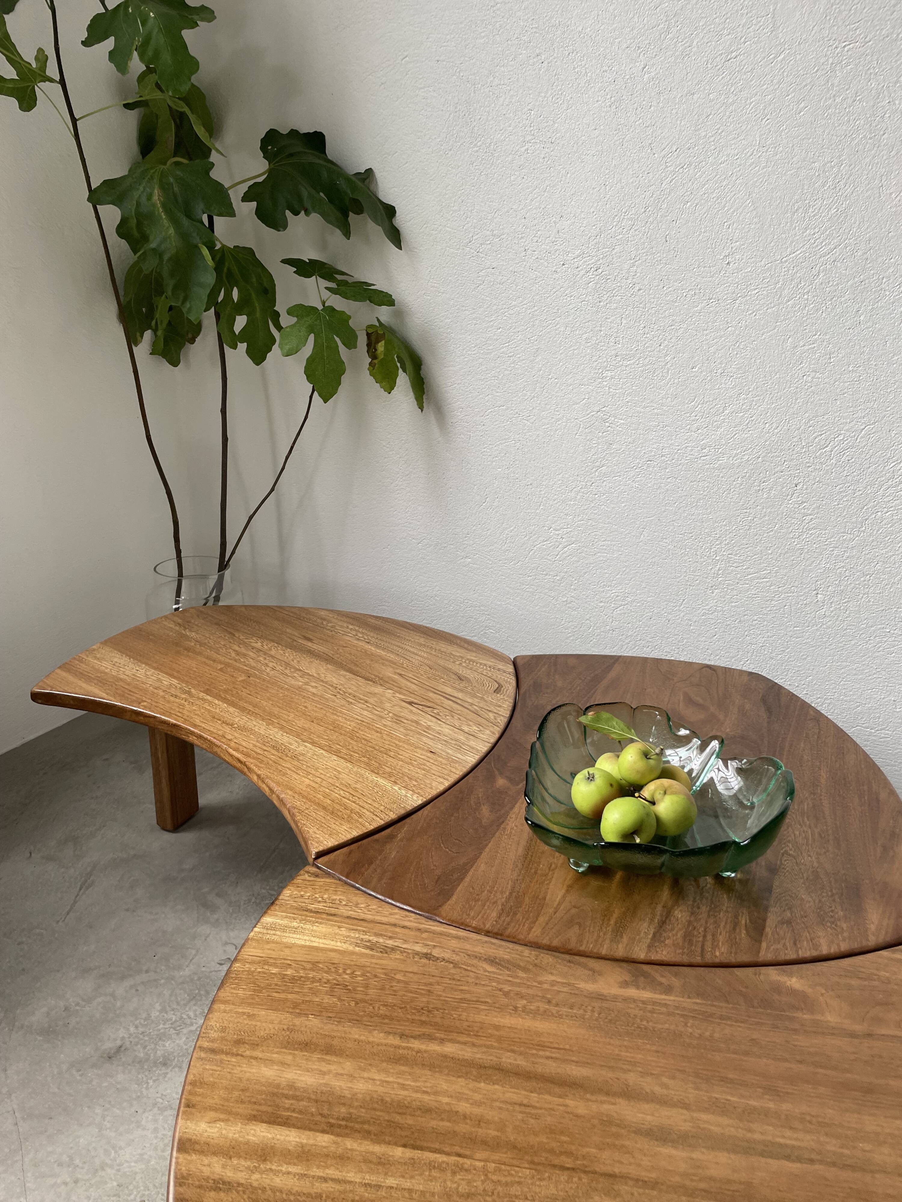 Tinted glass “leaf” dish