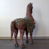 Polychrome wooden horse