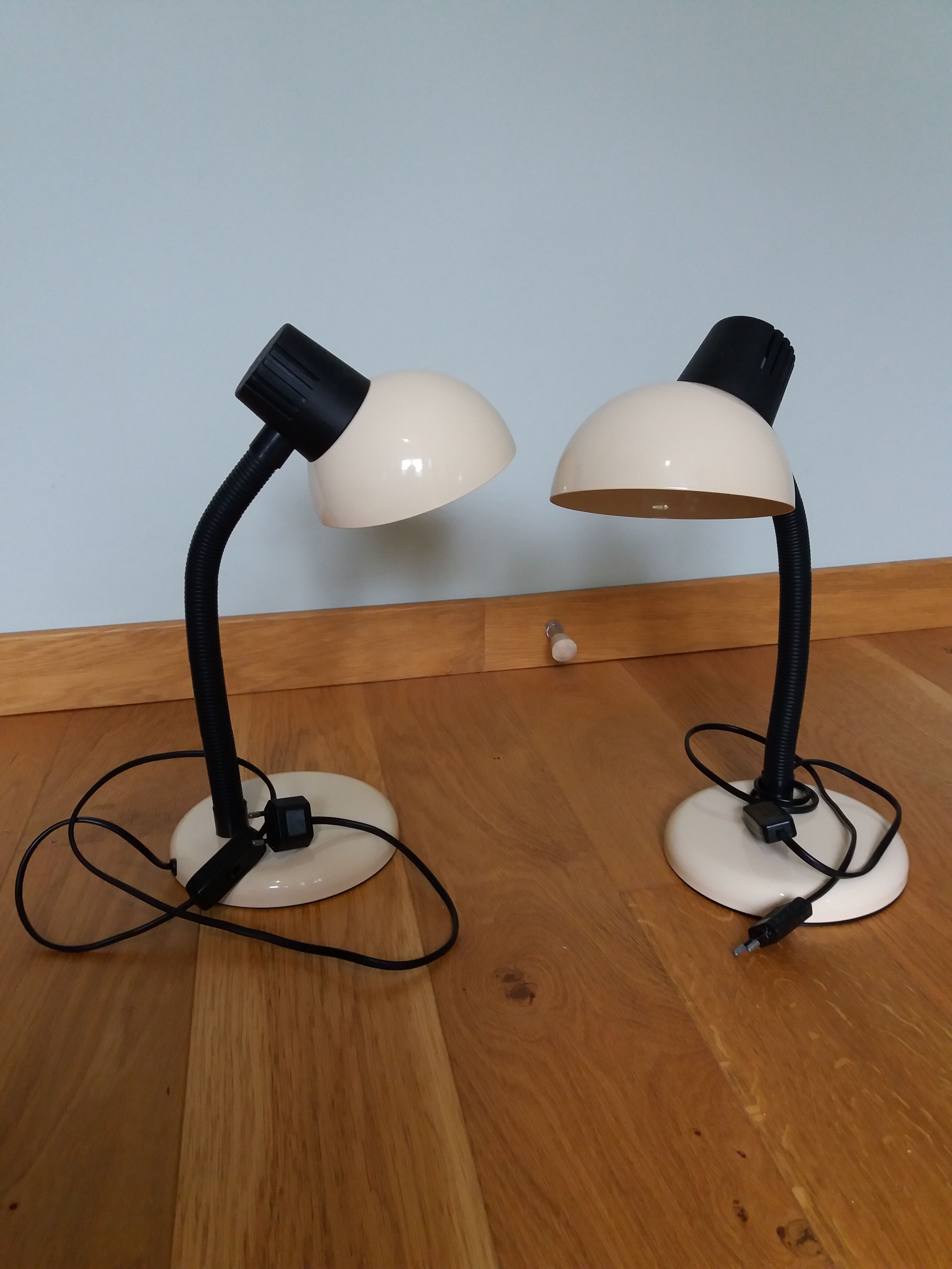 2 lampes de bureau flexible italienne Brama Milano