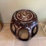 Pearl inlay stool