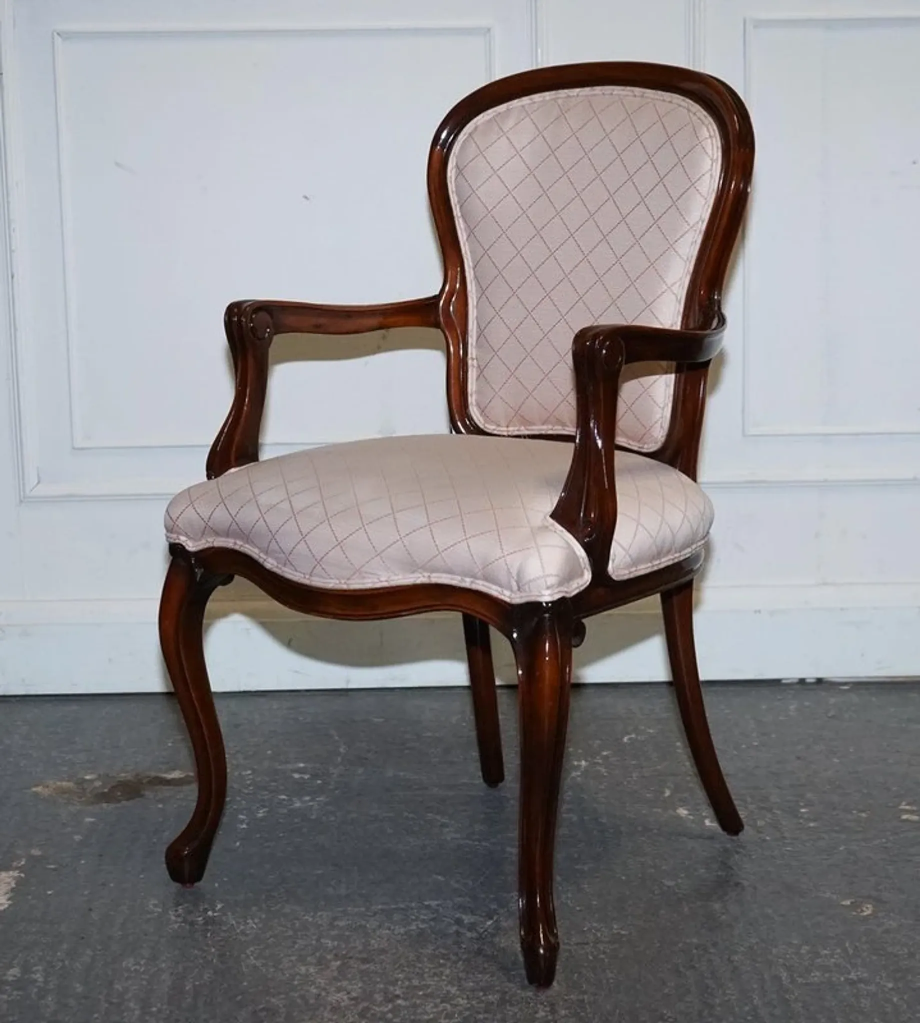 Vintage Walnut Lounge Chair, France
