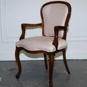 Vintage Walnut Lounge Chair, France