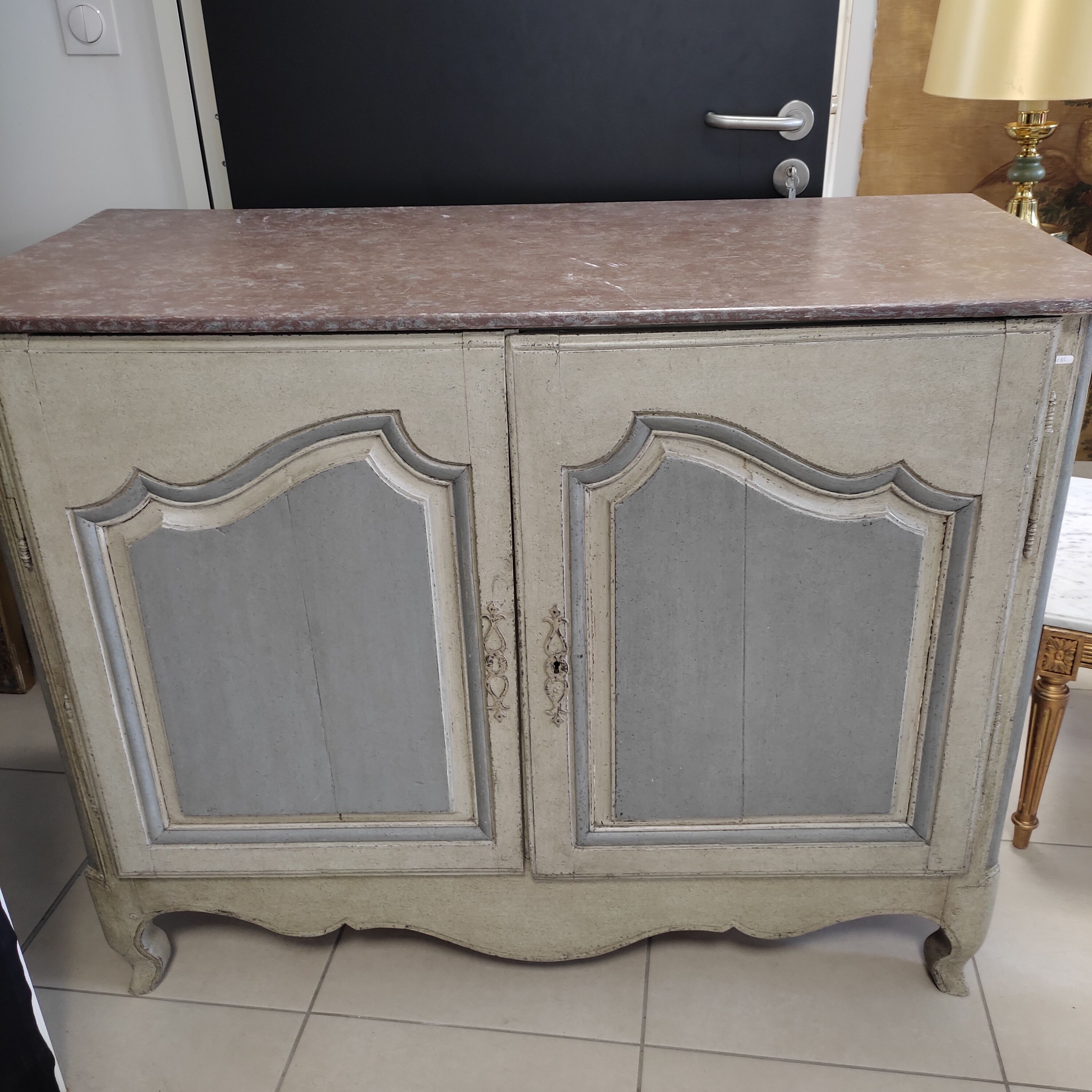 Patinated Louis XVI low era buffet