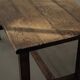 Handcrafted solid oak farmhouse table – France, 1950s