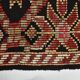 4x8 Red & Black Star Pattern Vintage Kilim Rug, 136x234Cm