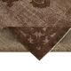 Handmade Carved Anatolian 1970s 215 cm x 292 cm Brown Carpet