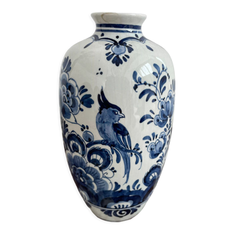 Vintage, ovoid vase, Delft