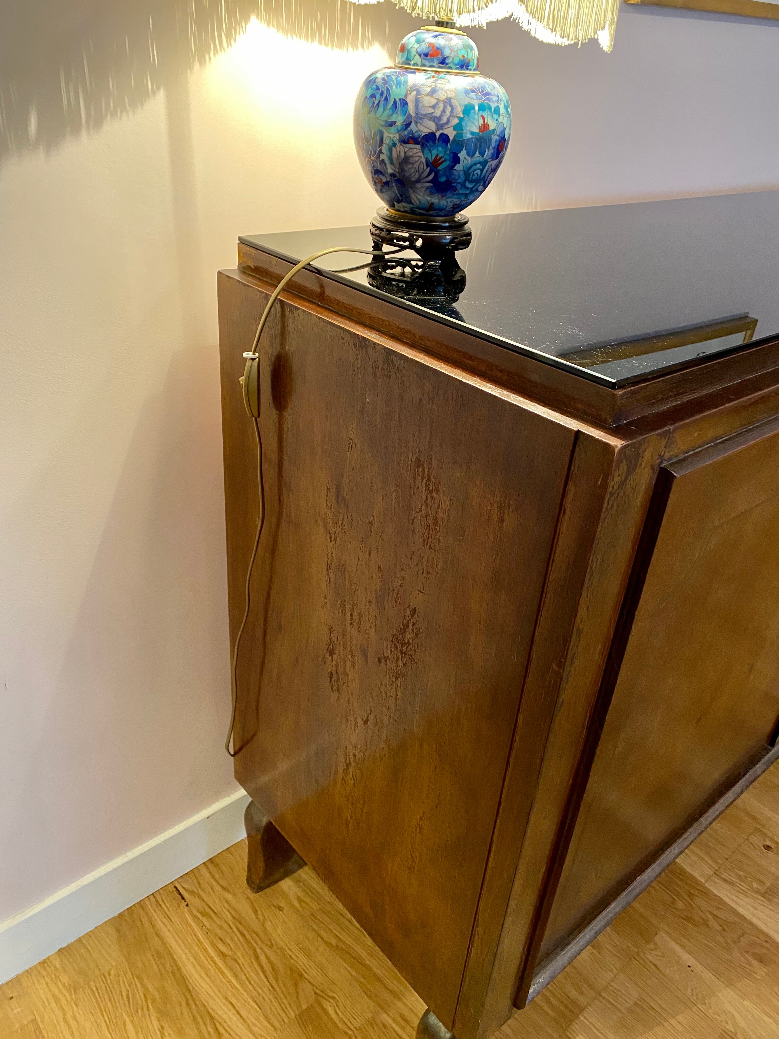 Buffet original teinté palissandre