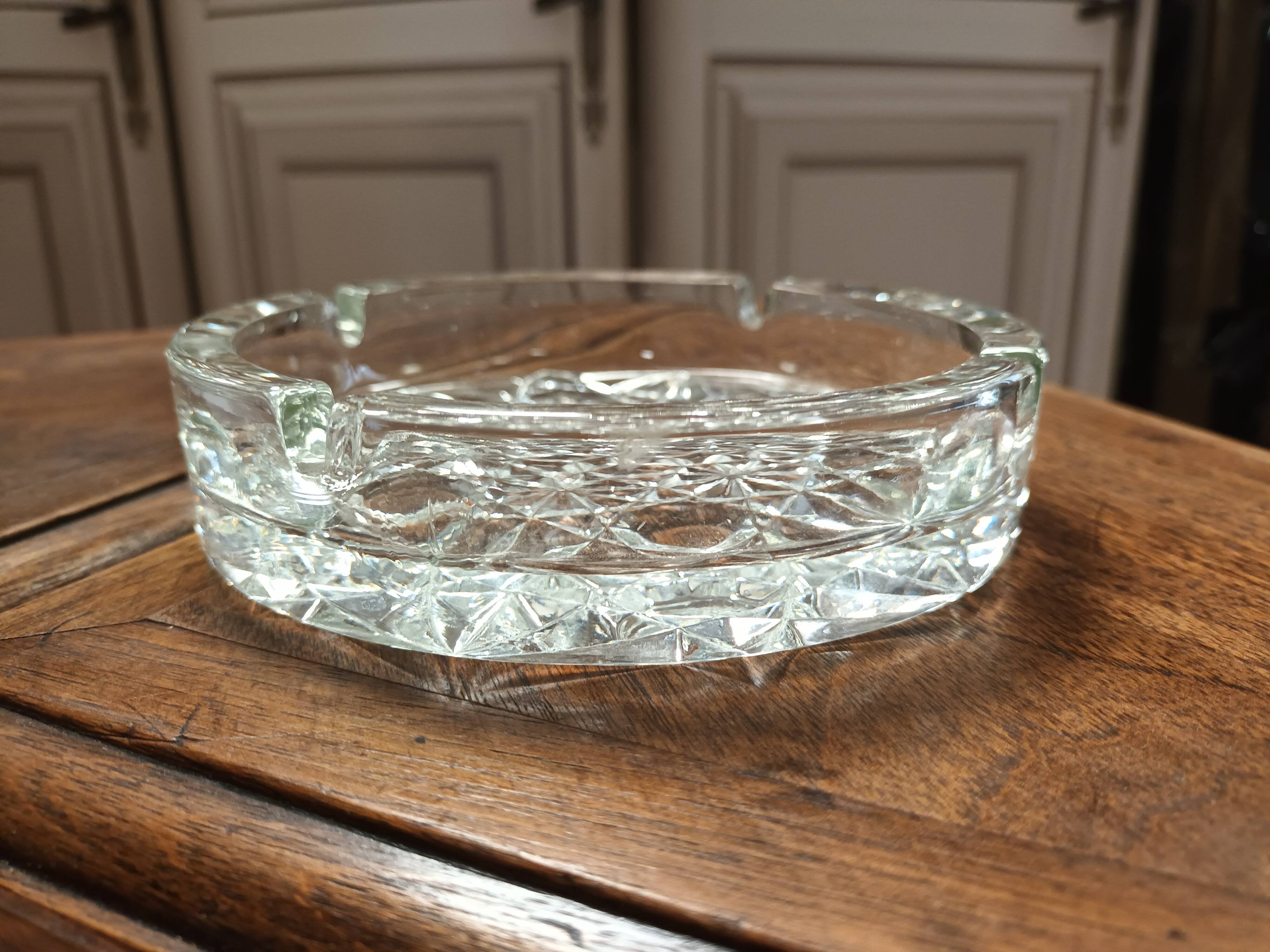 Crystal ashtray