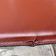 Set of 4 design cantilever chairs cognac leather and chrome design