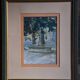 Hippolyte Léty, Fontaine de la place à Meyssiez (Dauphiné), 1943
