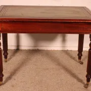 flat desk with two drawers from the early 19th century in mahogany - England circa 1