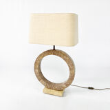 Marble look resin lamp, 1970s