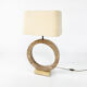 Marble look resin lamp, 1970s