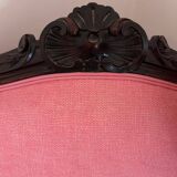 Paire de fauteuils en palissandre style Louis XV