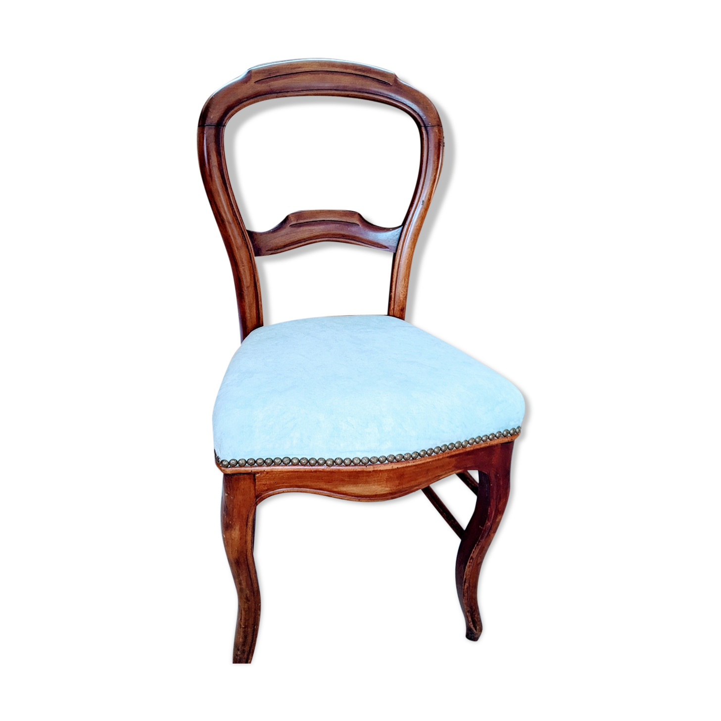 Louis Philippe chair sitting fabric