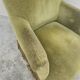 Fauteuil crapaud en velours d'époque napoléon III 19éme