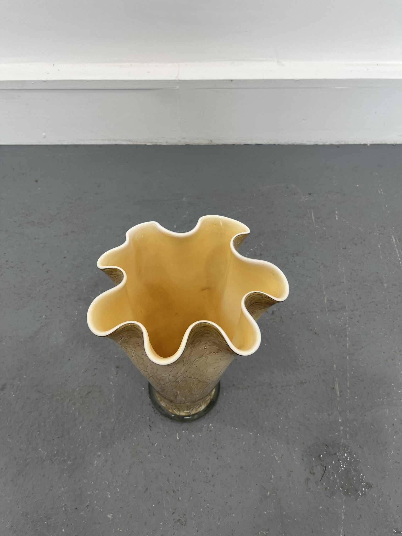 Vase fleurs, art déco, années 1950