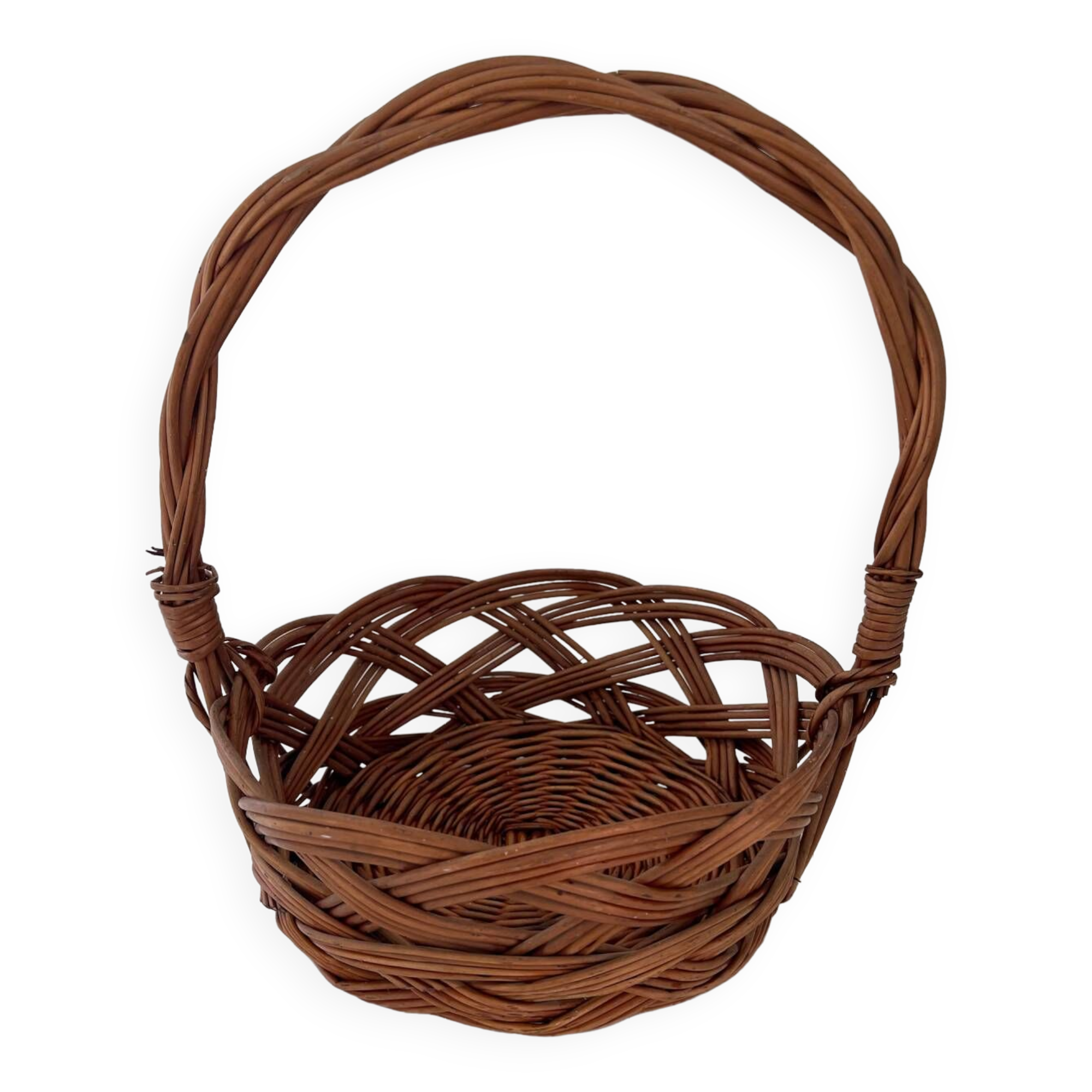 Vintage wicker basket