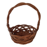 Panier en osier vintage