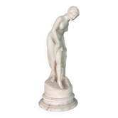 The bather, alabaster sculpture after Falconet.