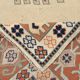 7x10 Blue Cream Oversize Oushak Rug, 203x292Cm