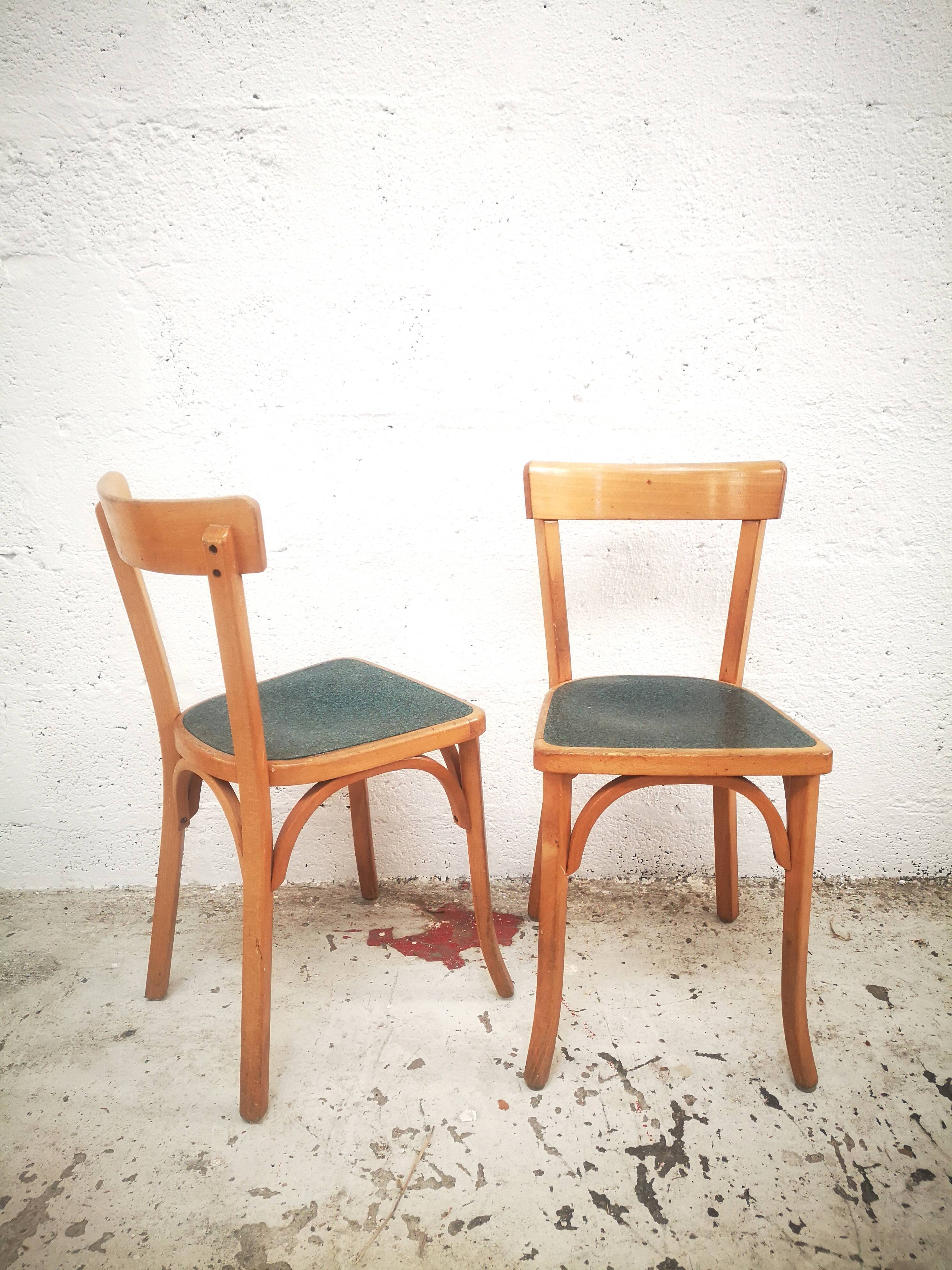 Pair of Baumann chairs