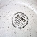 7 vintage ceramic plates, Biltons Staffordshire Ironstone 1970 England