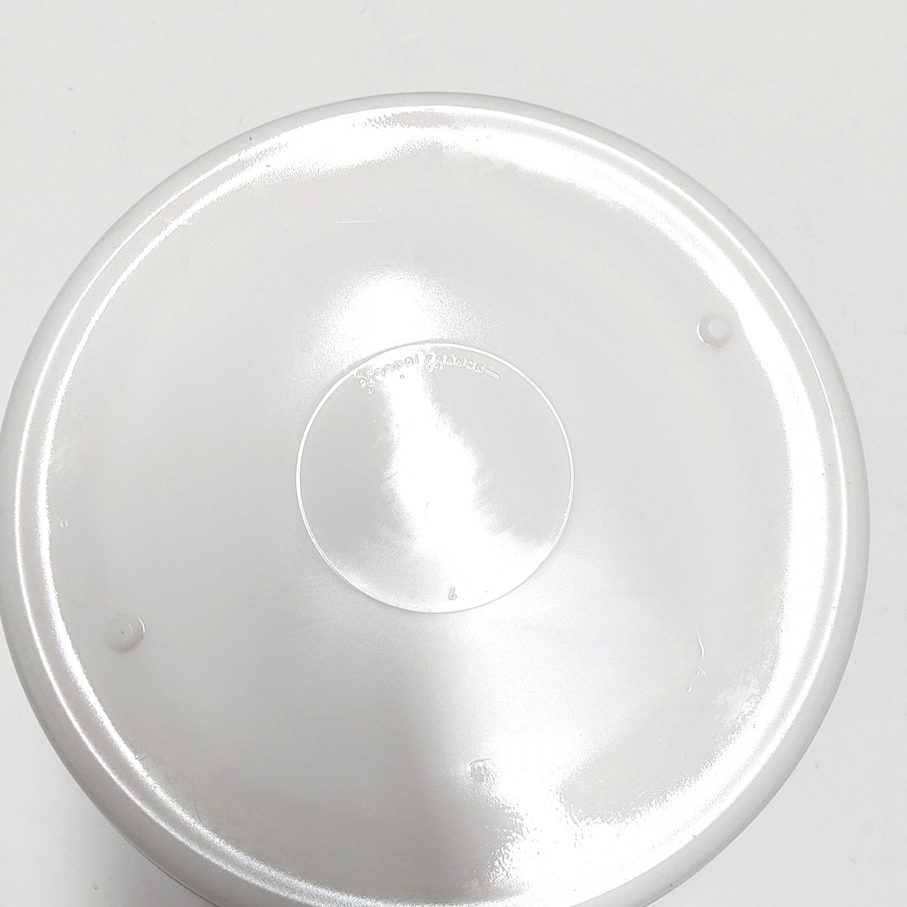 Lotus salad bowl Arcopal 70s orange flowers