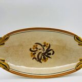 Set of 2 dishes - Creil et Montereau – Carnation model.