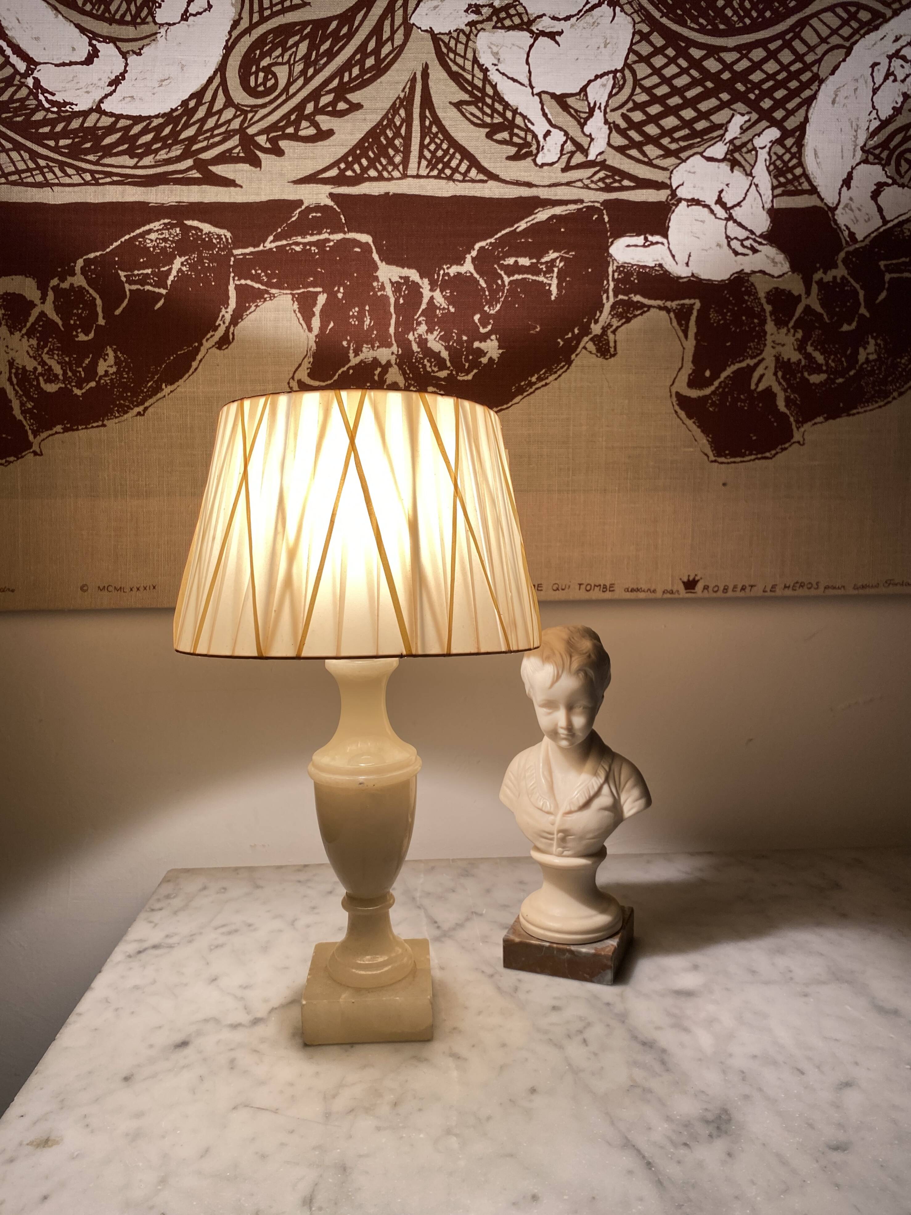 Stone and marble bust, 1950s