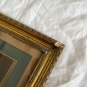 Framed old photograph, reproduction of a work by Jules Alexis Muenier