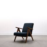 Mid Century Easy Chair Model B - 310 Var in Blue Boucle