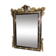 Black and gold Napoleon III mirror, 19th century, 115x86cm